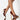 Front View Azalea Wang You Need Me Stiletto Pump In Chocolate in Caramel