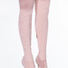 Front View Azalea Wang Your Friends Are Taking You Out Boot In Pink