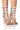 Front View Azalea Wang Your Honor Brocade Embellished Gladiator Sandal In Bone