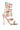 Side View Azalea Wang Your Honor Brocade Embellished Gladiator Sandal In Bone