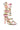 Back View Azalea Wang Your Honor Brocade Embellished Gladiator Sandal In Bone