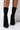 Side View Azalea Wang Youre In The Mood For A Dance High Heel Pointed Toe Bootie in Black Suede