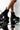 Front View Azalea Wang Youre Never Alone Flatform Bootie In Black in Black