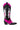 Side View Azalea Wang Zaina Wedge Boot In Pink