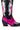 Full View Azalea Wang Zaina Wedge Boot In Pink