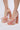 Front View Azalea Wang Zipporah Pink Brocade Platform Sandal