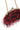 Full View Azontina Red Feather Purse