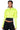 Side View Babbs Skinny Arm Bomber Jacket In Neon Yellow