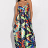 Front View Babes Of Paradise Satin Maxi Dress