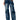 Front View Baby Girl Denim Cargo Pants