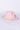 Detail View Baby Pink Red Lined Pearl Band Brim Hat