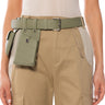 Front View Back To The Basics Utility Belt In Olive