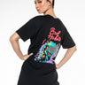 Front View Bad Habits Graphic T Shirt Dress