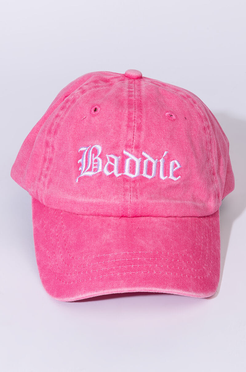 Back View Baddie Pink Hat 1