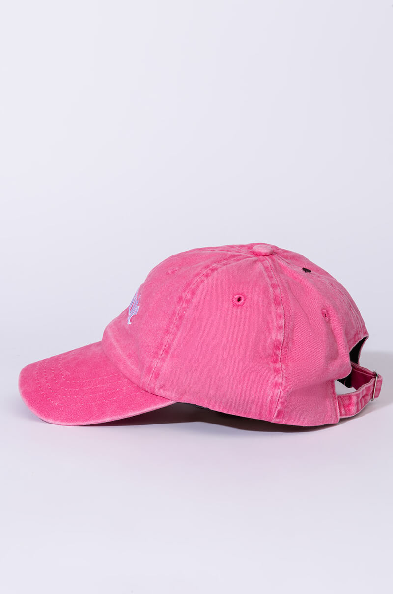 Detail View Baddie Pink Hat 2