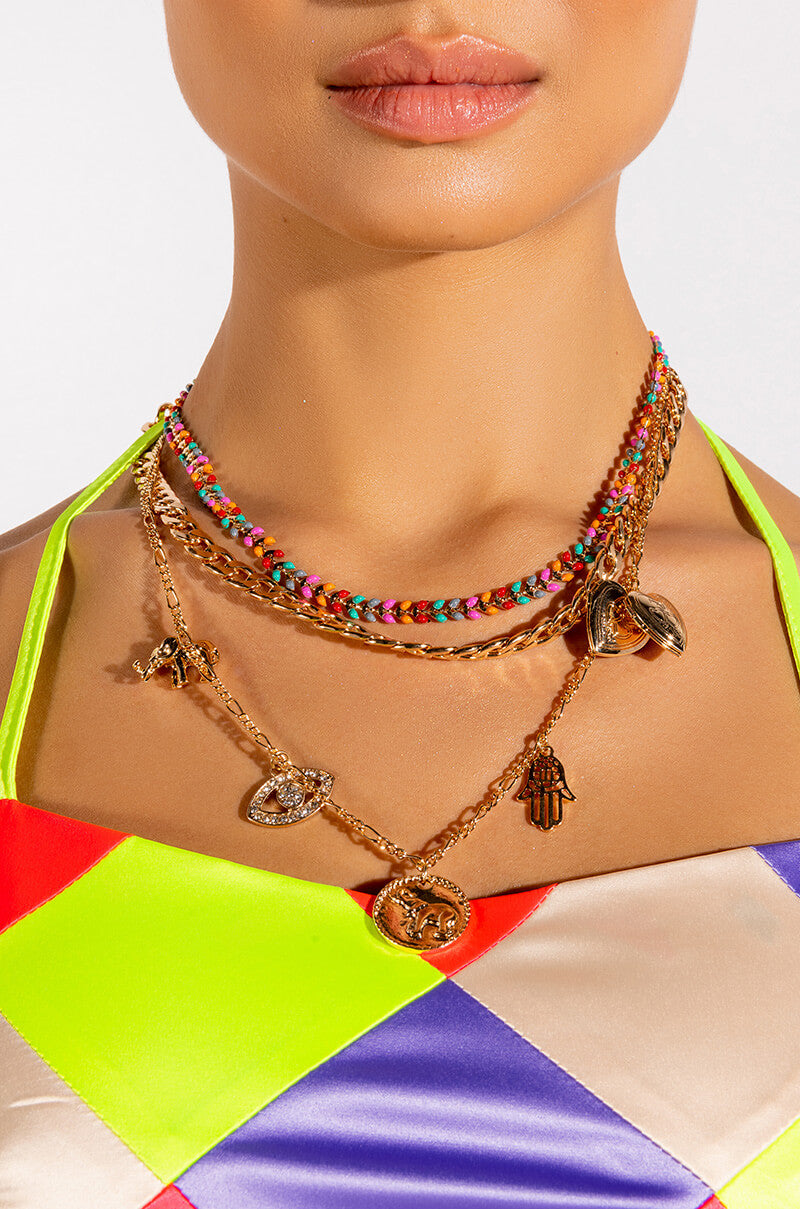 Front View Bangkok Necklace Set