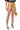 Front View Bash Metallic Pu Booty Short