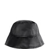 Back View Basic Black Pu Hat