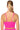 Full View Basic Luxe Longline Bra Top In Neon Pink