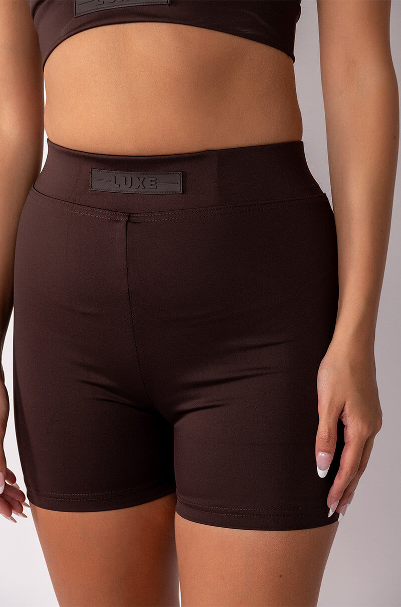 Extra View Basic Luxe Mocha Biker Short