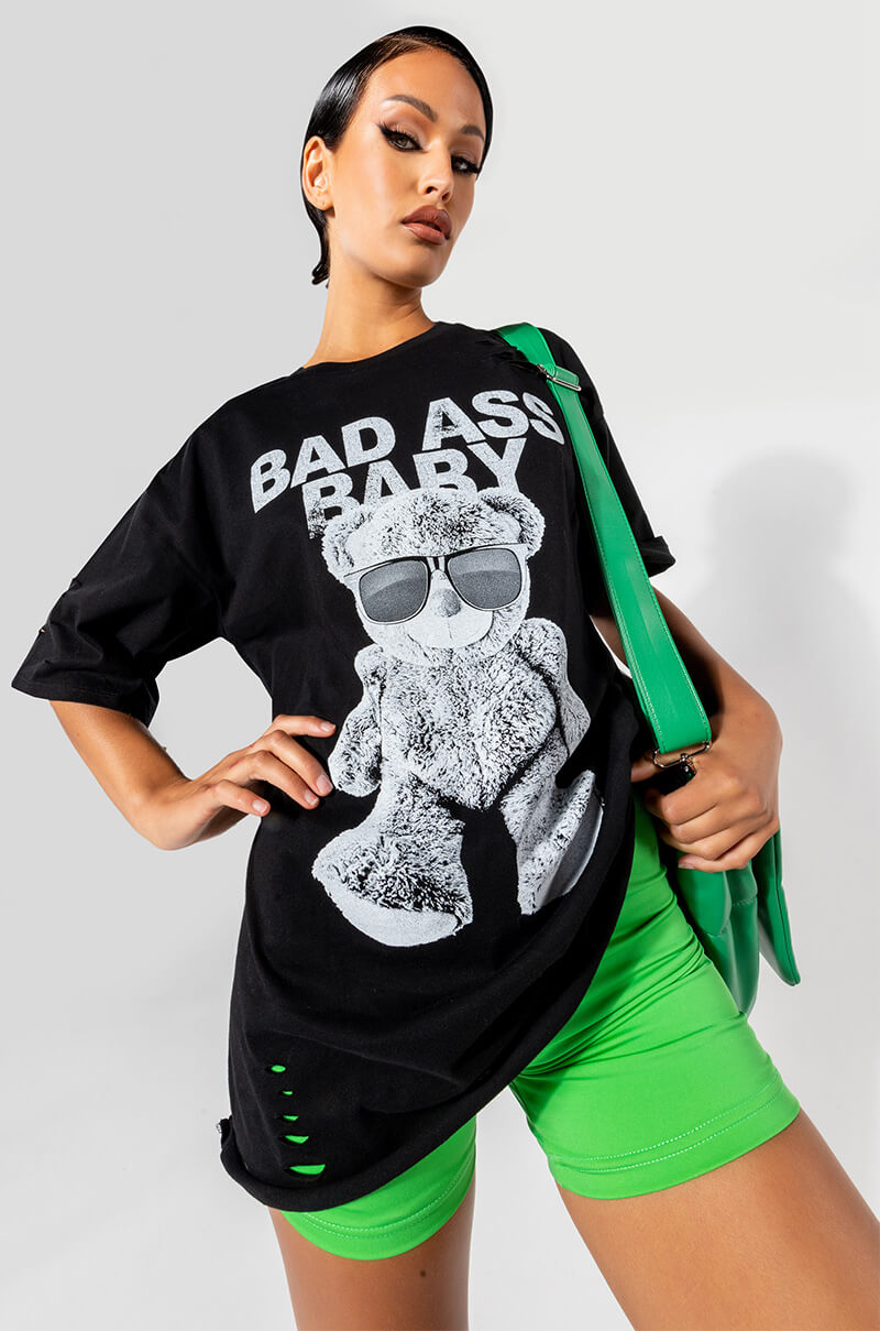 Detail View Basic Luxe Neon Green Biker Short