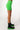 Extra View Basic Luxe Neon Green Biker Short