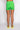 Extra View Basic Luxe Neon Green Biker Short