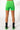 Extra View Basic Luxe Neon Green Biker Short