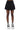 Full View Basic Luxe Pleated Skort In Black