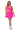 Extra View Basic Luxe Pleated Skort In Neon Pink