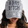 Front View Bday Bish Rhinestone Hat