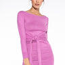 Front View Be Sweet Off The Shoulder Sweater Dress