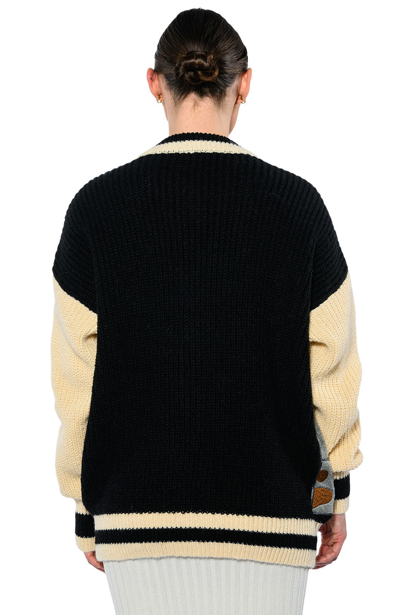 Extra View Beary Cozy Knitted Cardigan 10