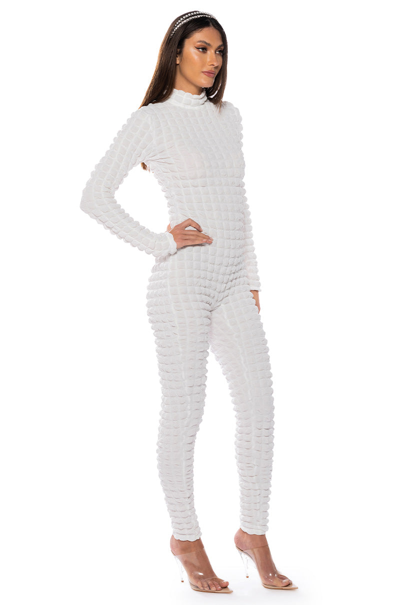 Side View Beat The Odds Textured Catsuit