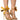 Front View Beau Gold Bow Stiletto Sandal