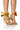 Front View Beau Gold Bow Stiletto Sandal