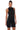 Front View Beautiful Mistakes Mock Neck Low Back Beaded Mini Dress