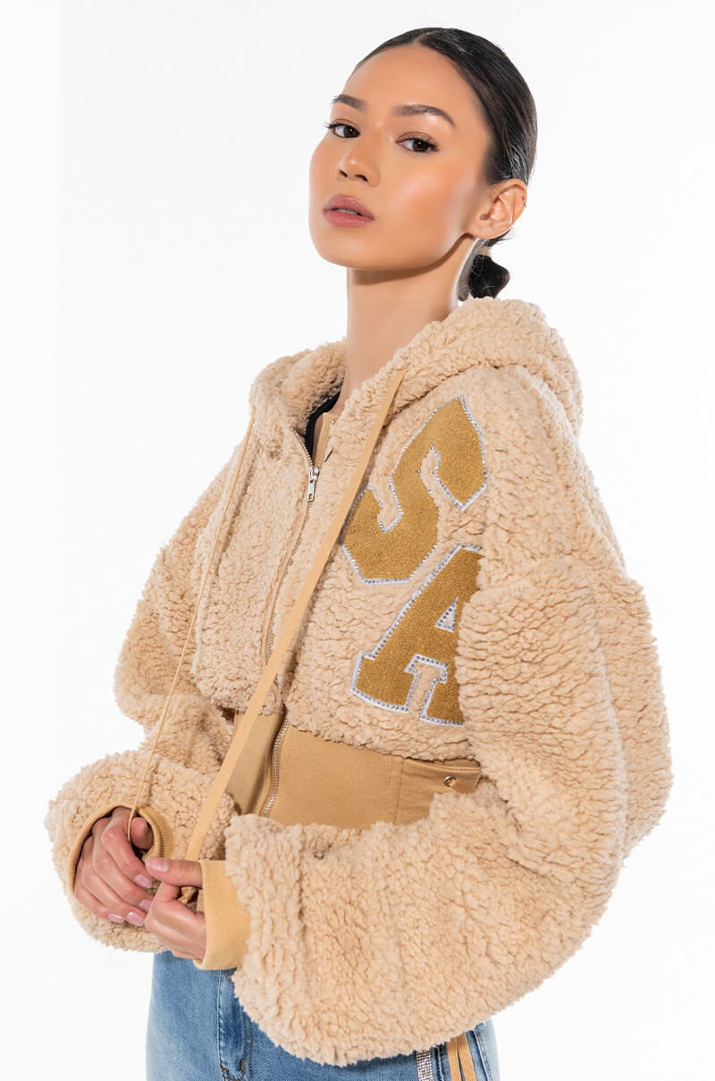 Side View Bella Corsetted Hoodie 1