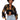 Front View Bella Heart Embellished Mesh Crop Bomber