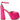 Front View Belle Of The Ball Chunky Platform Pump In Fuchsia