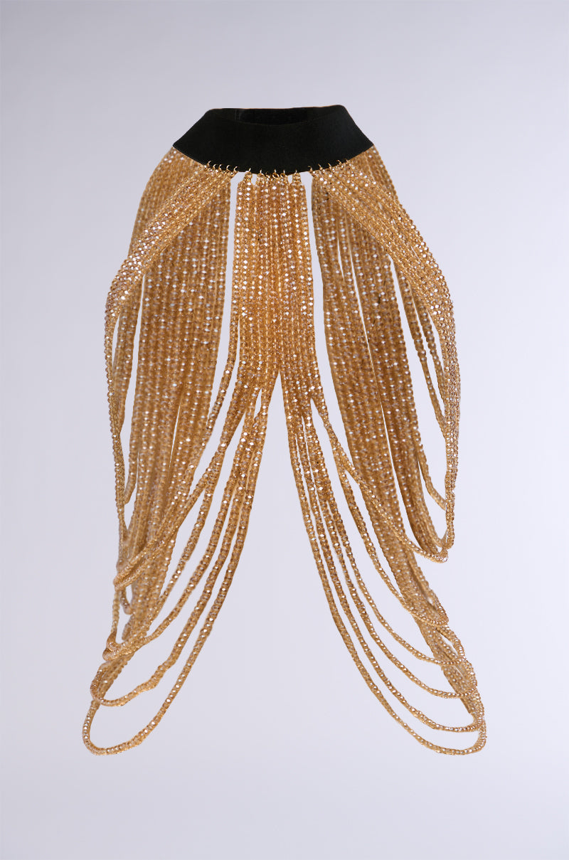 BELLE OF THE BALL CRYSTAL BODY CHAIN view 0