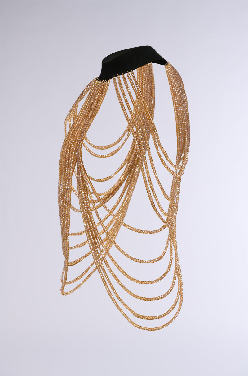 Detail View Belle Of The Ball Crystal Body Chain