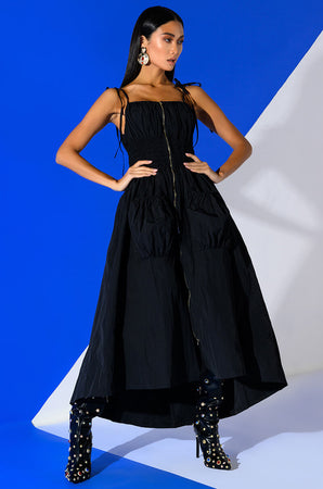 parachute maxi dress BELLE SLEEVELESS You will receive the Fashion Nova on the Size:0 0 Dark Snow Wash