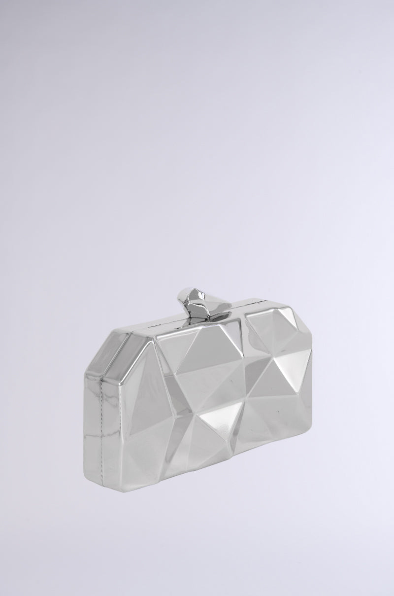Back View Bent Outta Shape Metal Clutch 3