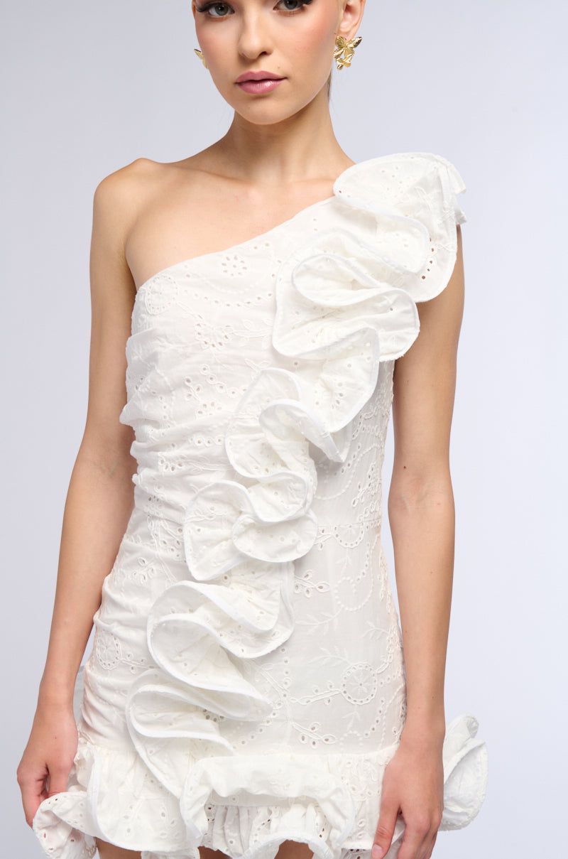 Extra View Best Dressed Ruffled Mini Dress
