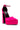 Back View Best Foot Forward Chunky Pump With Ankle Strap In Pink