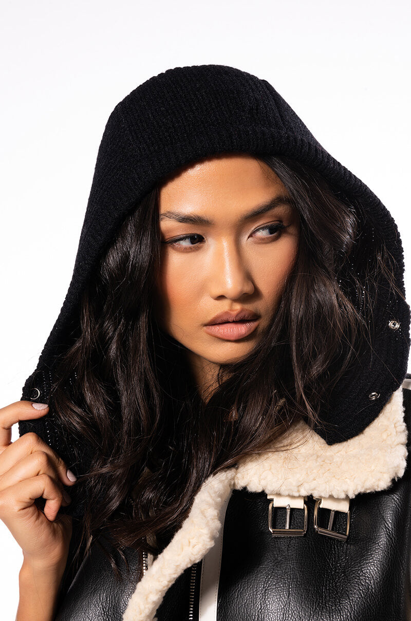 Side View Best Trend Forward Balaclava In Black