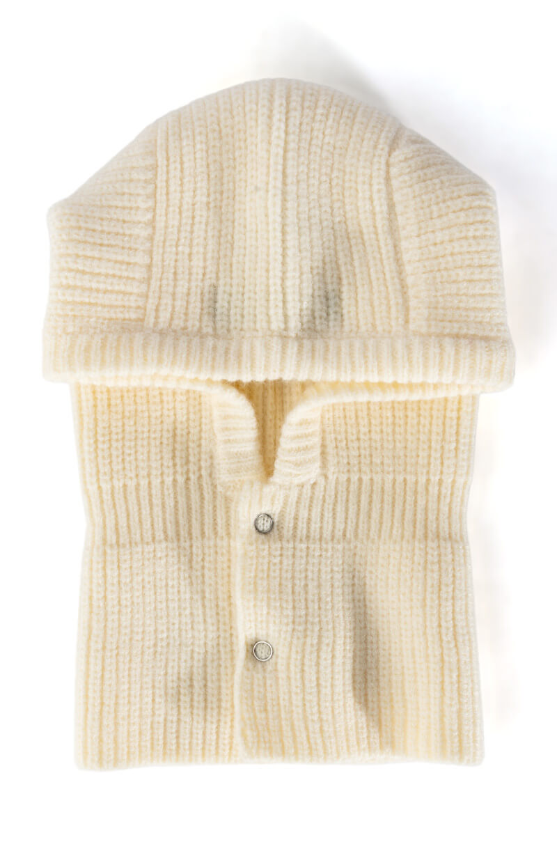 Back View Best Trend Forward Balaclava In Ivory