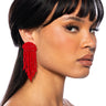 Front View Better In Red Earring