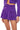 Side View Better Luck Utility Pocket Shorts In Purple